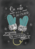 Chaleur hivernale et doux moufles